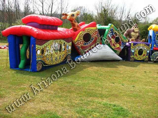 Train themed bounce House Rental Phoenix Arizona